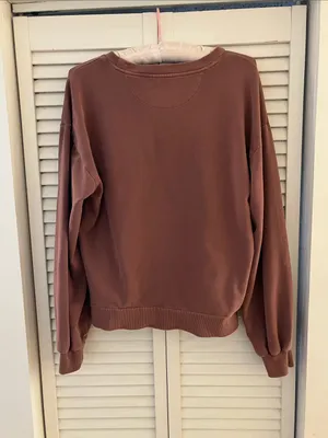 Tentree Dusty Rose Organic Cotton Crewneck Sweatshirt Size Small thumbnail 5