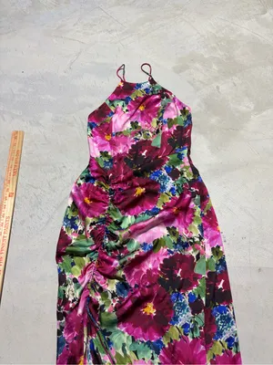 Parker black revolve Selena Floral Midi Dress pink 0 thumbnail 3