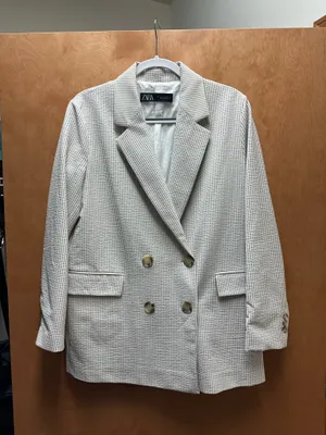 Linen ZARA Blazer Oversized thumbnail 1