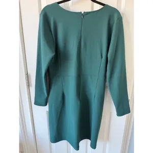 Abercrombie & Fitch Green Long Sleeve‎ Cutout Mini Dress Women's V-Neck Front XL thumbnail 7