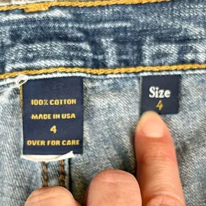 Abercrombie Button Up Capri Denim Jeans 4 thumbnail 6