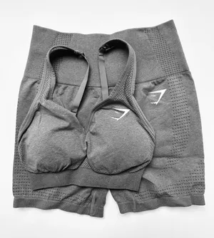 Gymshark S Vital Seamless Shorts & V Neck Sports Bra Set thumbnail 1