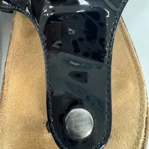 Clarks Elayne Strap Black Patent Leather Sandal‎ Size 8 thumbnail 9