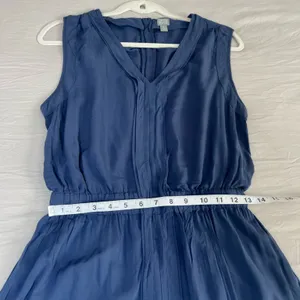 Converse One Star Women's Size‎ S Black Pleated Midi Sleeveless V-Neck Dress thumbnail 5