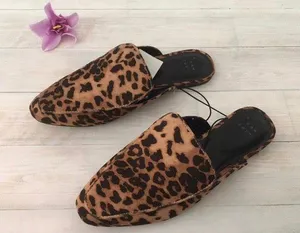 Leopard Print Mules, Size 6 1/2 Brown thumbnail 5