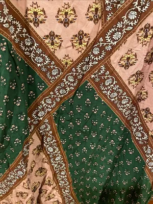 NATURAL LIFE Pink and Brown Floral Paisley Slip Dress thumbnail 3
