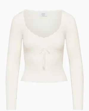 Aritzia Wilfred Soloist Sweater Light Birch thumbnail 1