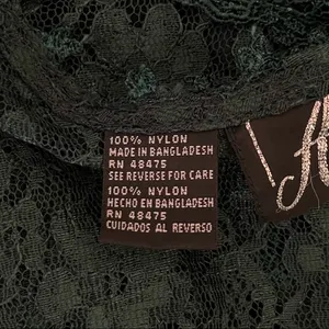 Vintage Green Lace Skater Dress Keyhole‎ Long-Sleeve Tie-Back Bow Christmas thumbnail 13
