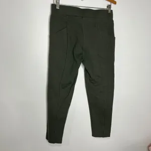 Betabrand journey DPYP dress pant yoga pant olive green‎ women's medium petite thumbnail 7