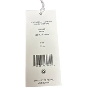 New Authentic Tory Burch T Monogram Mini Bucket Bag in Ice Blue $398 thumbnail 6