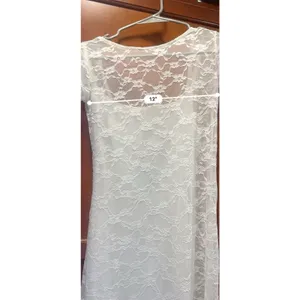 Wild Fable Women's Short Sleeve Maxi Dress, White Lace, Size XXS NWT thumbnail 4