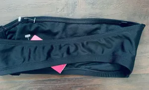 NWT Xhilaration Women's Black Bandeau Bikini Top | Size: XS thumbnail 4