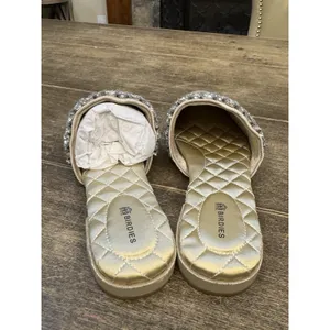 Birdies‎ Limited Edition Songbird Snow Crystal Velvet Embellished Mules Size 9 thumbnail 6