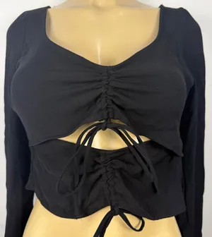 Zara Cutout Top Sz XS Whimsygoth Long Sleeves thumbnail 1