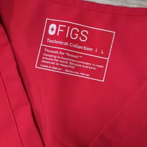 Figs Pop Red Limited Edition Catarina Scrub Top Size Large thumbnail 3
