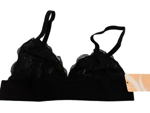 Lively Black Lace Bralette Bra New with tags Size Small thumbnail 1