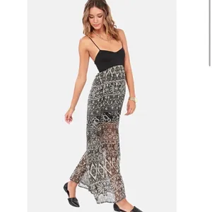 Billabong Sweet Lyrics Maxi Dress with Bustier-like Top Women’s Small thumbnail 2