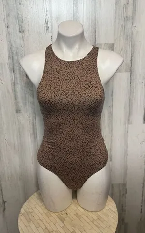 Brown cheetah bodysuit Brown Size XS thumbnail 1