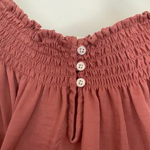 Abercrombie & Fitch Peachy Pink Off The Shoulder Top thumbnail 2