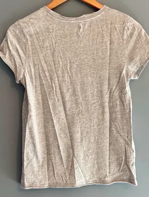 Brave Soul London gray short sleeve basic pocket tee thumbnail 5