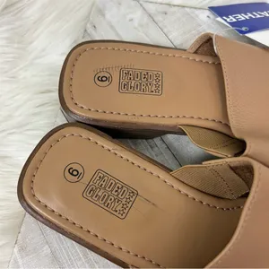 NWT Deadstock Vintage Faded Glory Leather Slide Sandals Size 6 thumbnail 3