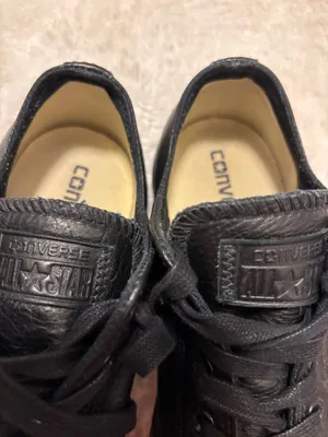 Black leather Converse Sneakers Sz.Men thumbnail 5