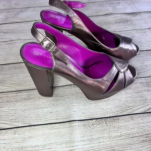 Trina‎ Turk metallic heels thumbnail 4