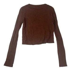 Reformation size small brown Cocoa Long Sleeve Top ribbed casual thumbnail 2
