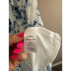 Lulus Delightfully Sweet White Floral Off-the-Shoulder Midi Dress Size XL Beach thumbnail 11