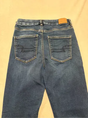 American Eagle Next Level Stretch High Waisted Distressed Jeans - 2 Short thumbnail 3