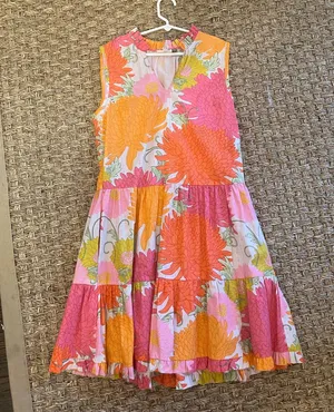 Boutique Floral Print Midi Dress thumbnail 2