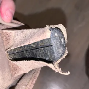 Not Rated brown zip up summer heeled mid calf boots thumbnail 6