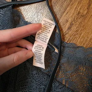 Victoria's Secret Blue Sheer Floral Lace Slip Dress thumbnail 4