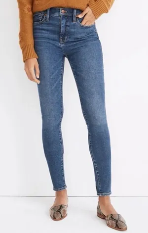 Madewell High Rise Skinny Jeans Size 27 Blue Wendover Wash Stretch Pant Capsule‎ thumbnail 1