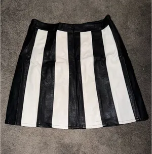 Nasty Gal striped leather skirt thumbnail 2