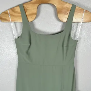 NEW Lulus Remarkable Arrival Sleeveless Maxi Dress Size XL Sage Brush Bridesmaid thumbnail 2