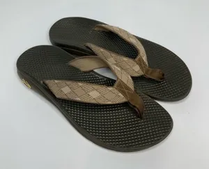 Chaco flip Flops brown tan‎ size 6 thumbnail 1