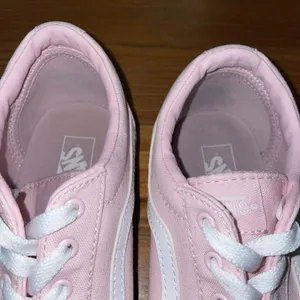 VANS Old Skool Pink Low top Sneaker Shoes Missy Size 6 Casual School Skateboard thumbnail 5