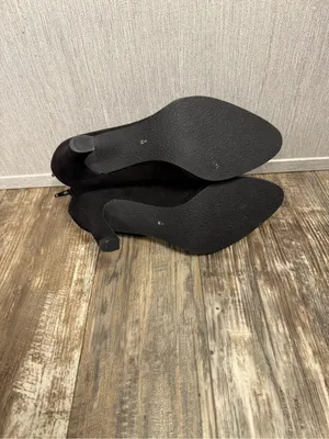 Black High Heel Ankle Bootie Size 9 thumbnail 9