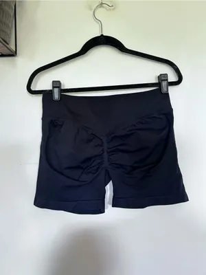 Black Butt Lifting Athletic Shorts Size XL thumbnail 2