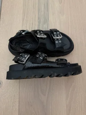 Zara chunky leather sandals  thumbnail 3
