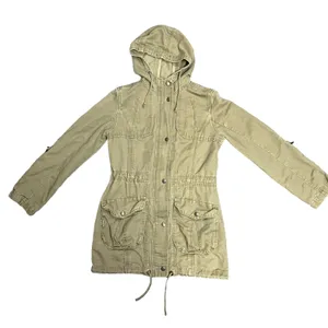 Eddie Bauer Womens Army Green Cargo Pocket Jacket Size Small thumbnail 1