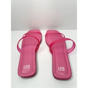 BP Jelly Strap Sandals Womens Size 12 Viola‎ Barbie Pink Braided Slides thumbnail 6