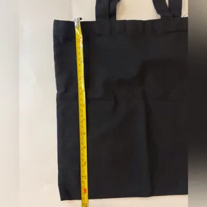 Reformation‎ Classic Black Canvas Tote thumbnail 4