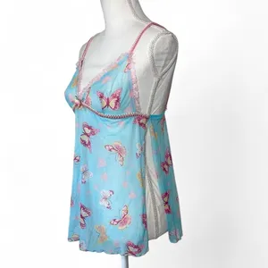 Y2K Victoria’s Secret Mesh Babydoll Top thumbnail 4