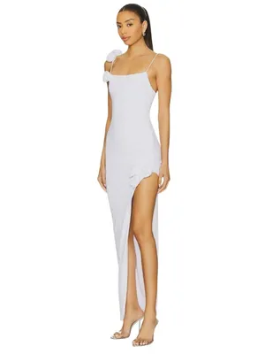MORE TO COME Maritza Maxi Dress in White Small New Womens Long Gown thumbnail 2