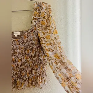 Bohme romantic, vintage-inspired blouse with a soft, women’s sz medium thumbnail 9