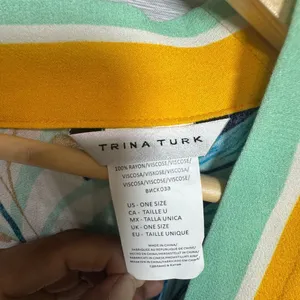 Trina Turk Terra Nostra Tassle Swim‎ Coverup/Kimono- One Size thumbnail 6
