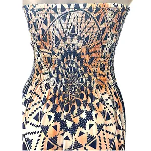 Rock & Lola Boho Beach Coverup|Strapless| Maxi Dress | Sundress | Casual | Boho thumbnail 3