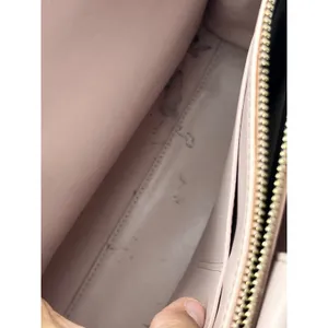 Kate Spade New York Black Leather Satchel Tote Bag Tassel Bow Medium Pink READ** thumbnail 14